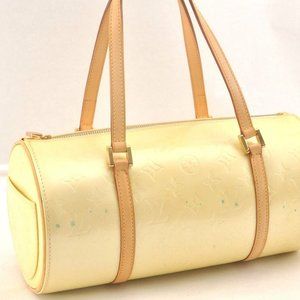 Louis Vuitton Bedford Hand Bag Monogram Vernis Can